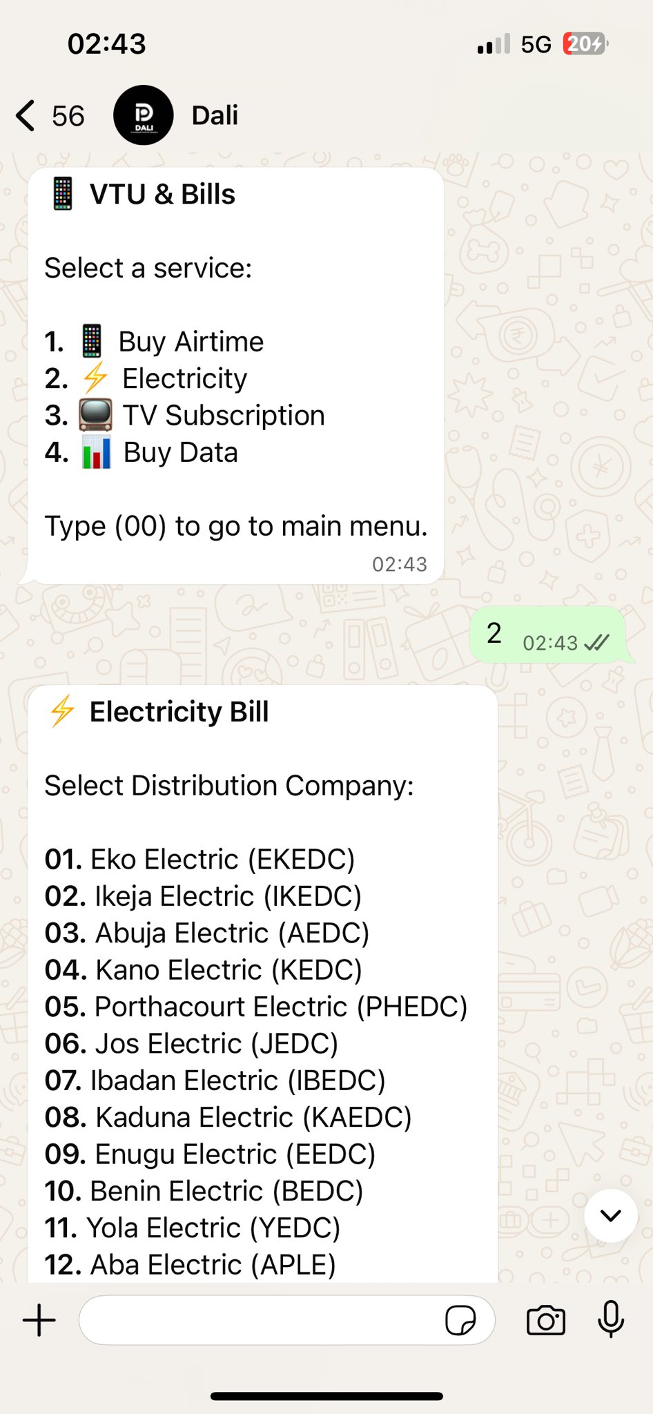 WhatsApp Bot Screenshot 3